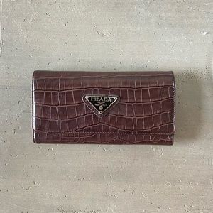 Prada Wallet with Checkbook
